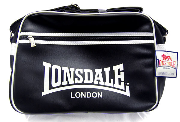 BOLSO LONSDALE NEGRO Y BLANCO